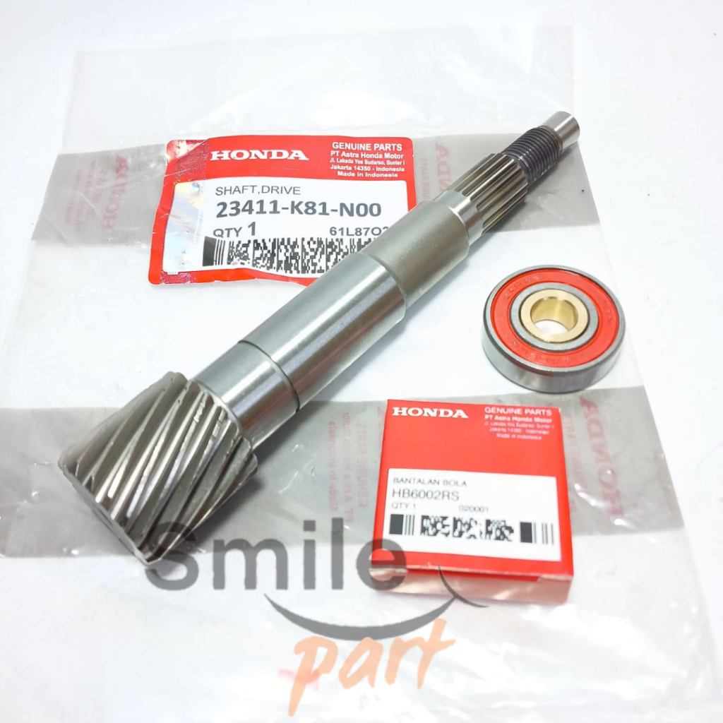 As Pully Shaft Drive Belakang Honda Beat ESP Scoopy Esp 2016-2020 + bearing bak cvt 6002 kuningan
