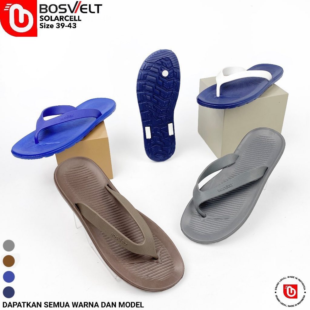 Sandal Cowok Karet Jepit Solarcell Phylon Bosvelt