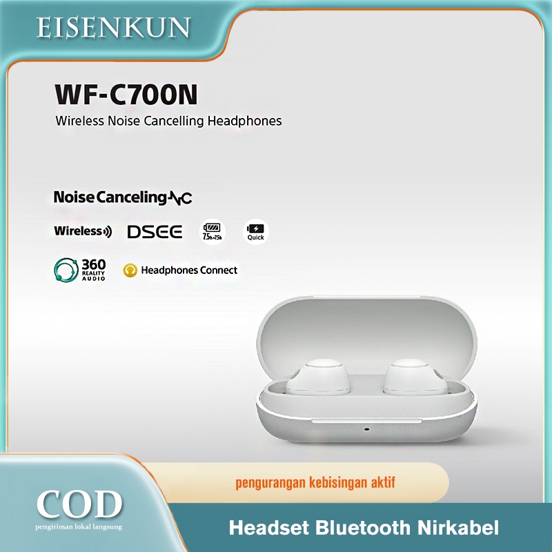 Sony WF-C700N Original Wireless Noise Cancelling Bluetooth Headset for Android and iOS Earbuds