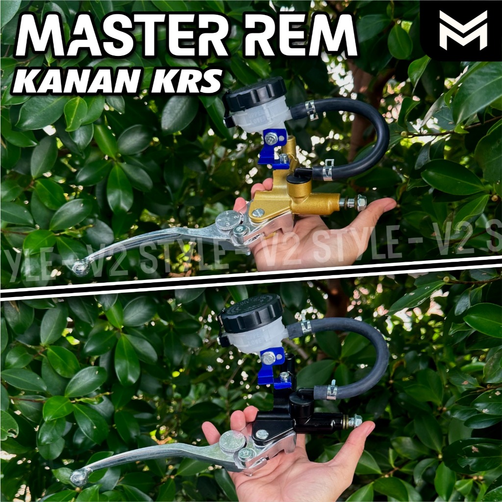 MASTER REM KANAN KRS ORI PNP TABUNG PNP HANDLE CHROME GOLD BRB TABUNG YOSHIMURA KRS UNIVERSAL MOTOR 