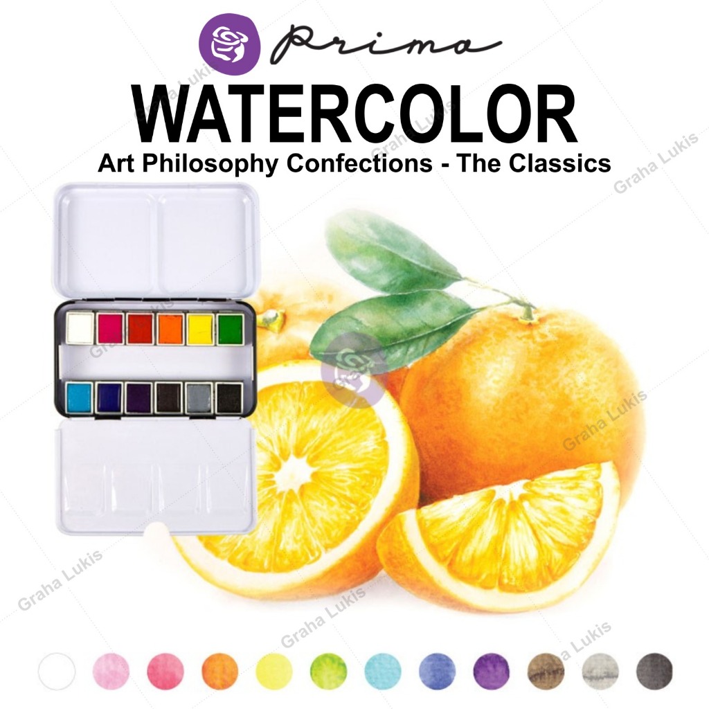 

Prima Watercolor - Art Philosophy Watercolor Confections The Classics