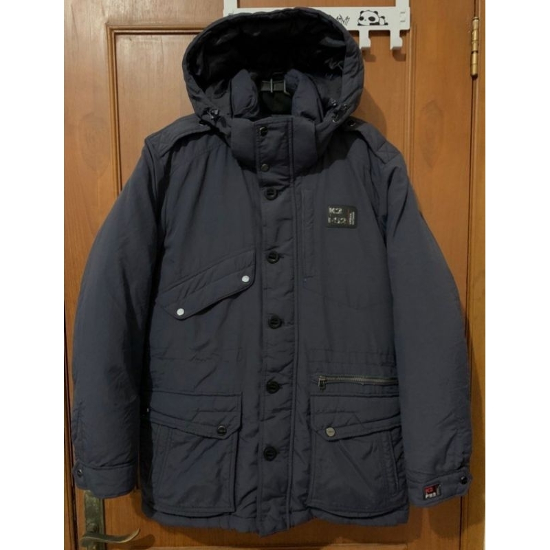 K2 + FS2 Outdoor Parka Jacket Bulang Musim Dingin