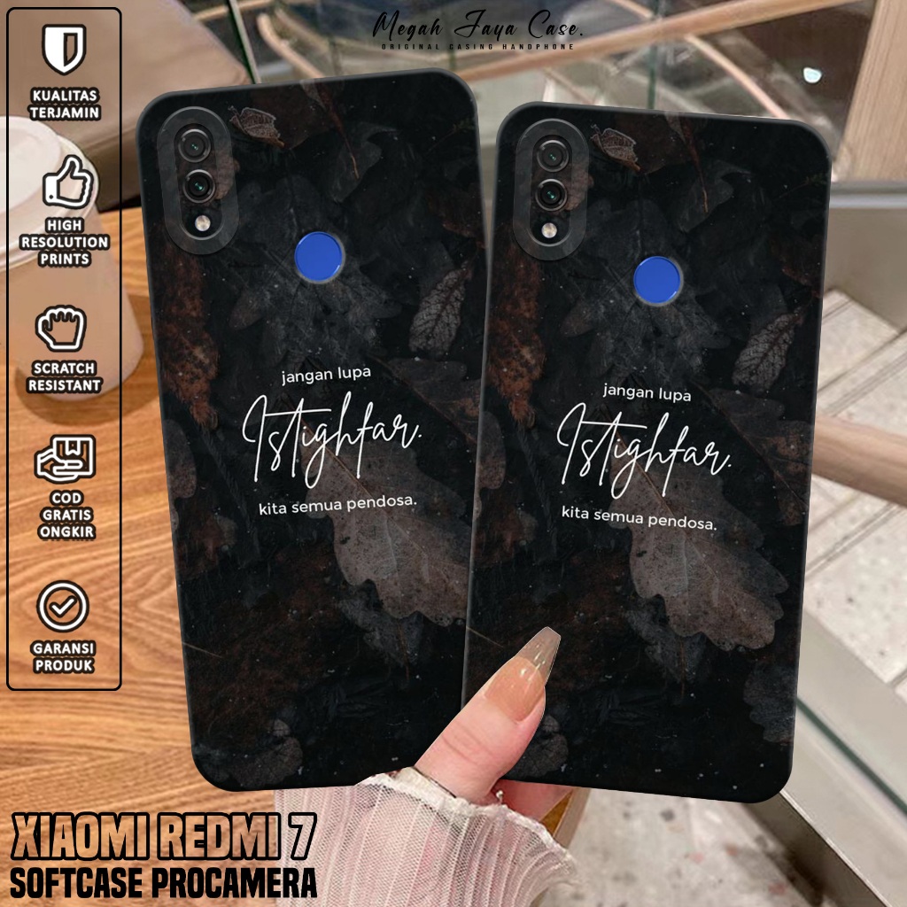 Case Xiaomi Redmi 7 - Casing Hp Xiaomi Redmi 7 Motif QUOTES - Silikon Hp - Softcase Hp Redmi 7