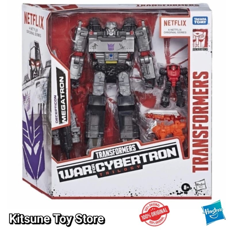 Transformers War For Cybertron Decepticon Megatron Netflix Original Hasbro Takara Tomy