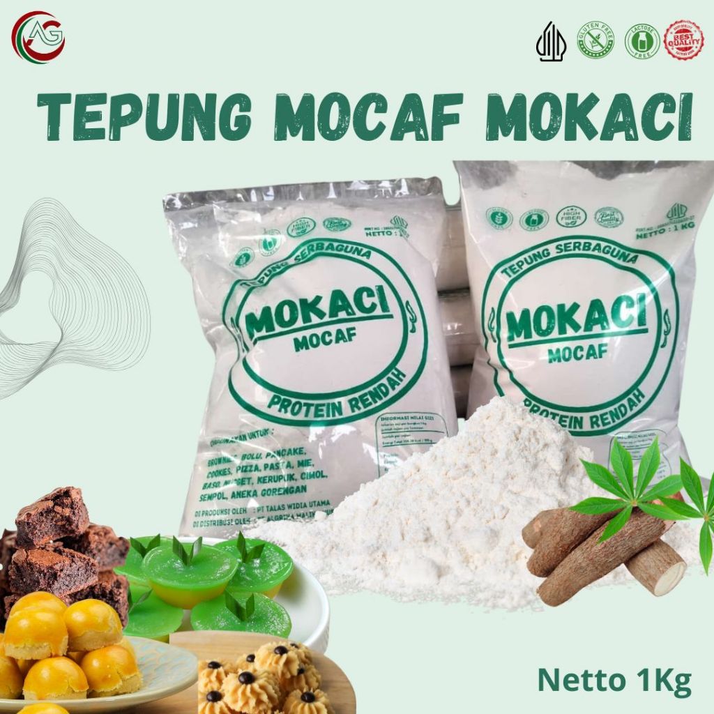 

TEPUNG MOCAF MOKACI/TEPUNG BEBAS GLUTEN/TEPUNG UNTUK PENDERITA DIABETES GERD DAN AUTISM