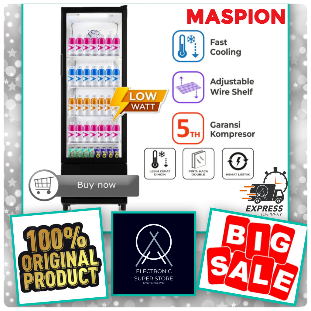 SHOWCASE MASPION UCHIDA USG218ND USG-218ND USG 218ND 218 SUPER COOLING SUPER LOW WATT MASPION UCHIDA