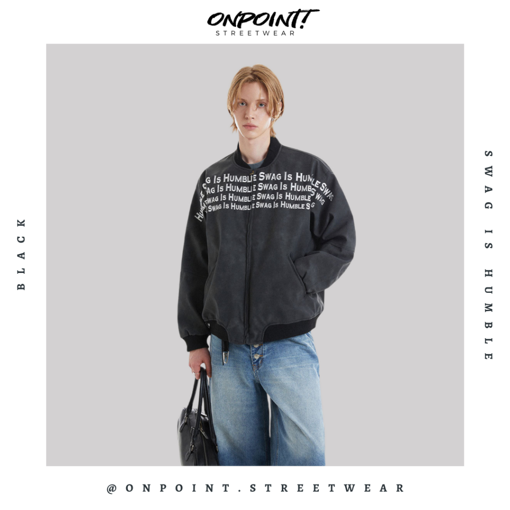 ‼️SALE‼️ Swag Is Humble Jacket - jaket pria jaket varsity pria varsity jacket varisty baseball jaket