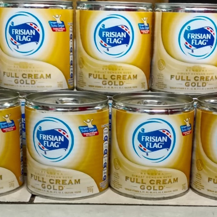 Frisian Flag Susu Kental Manis Gold Kaleng 370gr / susu / susu kaleng