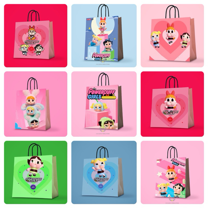 

Paperbag Custom Cry Baby Pop Mart Goodie Bag Ulang Tahun Anak Tas Kado Tas Kertas