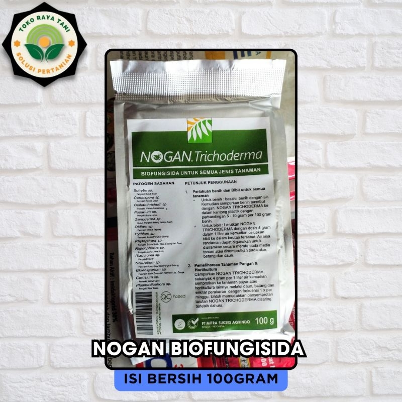 Jual Nogan BIOFUNGISIDA isi 100gr utk semua jenis tanaman dan perlakuan benih BIOFUNGISIDA