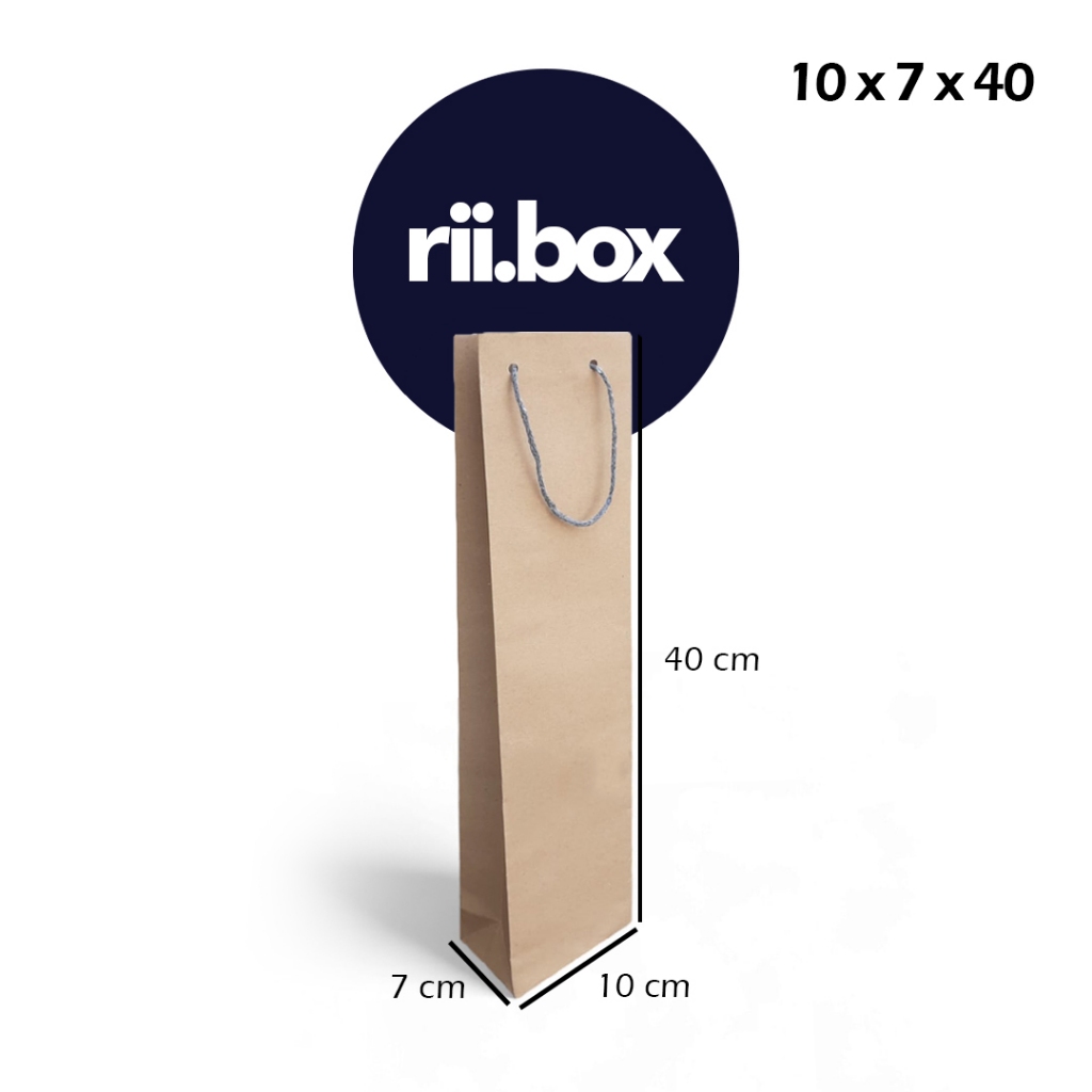 

PAPER BAG PUTIH POLOS COKLAT UKURAN 10x7x40 TAS KADO TAS SOUVENIR