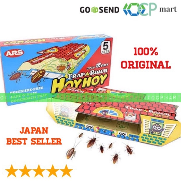 Dear PerangkaP Cicak HOYHOY Umpan Anti HOY HOY Jepang ORI Roach Trap