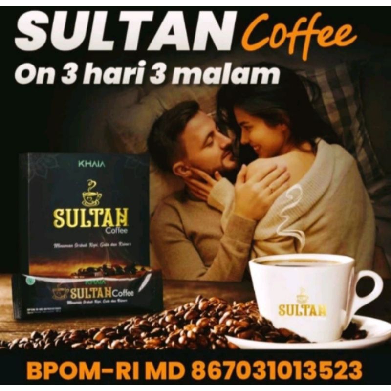 

1box Coffee Sultan Original Isi 10 Sachet