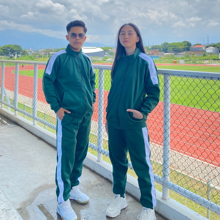 BELI Setelan Jaket OlahragaOne Set Jaket OlahragaSetelan Baju OlahragaBaju OlahragaTrang SetSetelan 