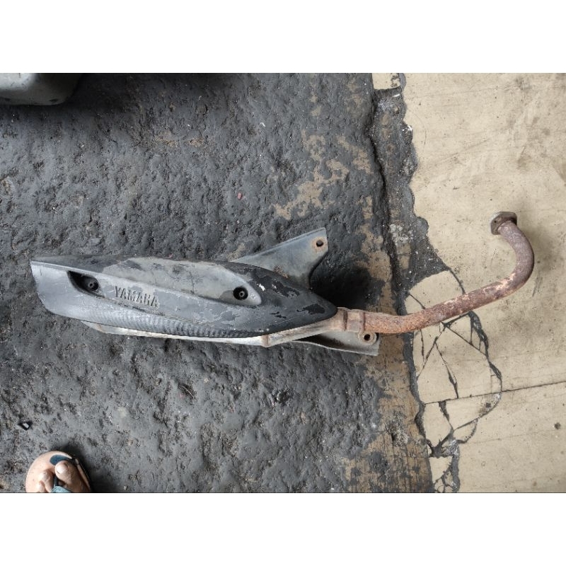 KNALPOT STD STANDAR ORI COPOTAN MIO J 54P