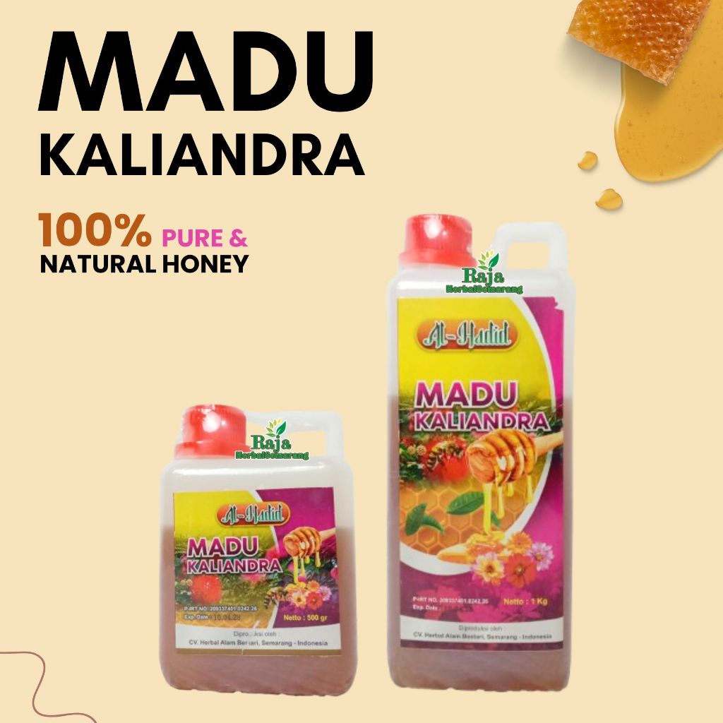 

(AL-HADID) MADU KALIANDRA 100% MADU ASLI MADU MURNI | MADU LOKAL AMPUH MENGOBATI BERBAGAI MACAM PENYAKIT