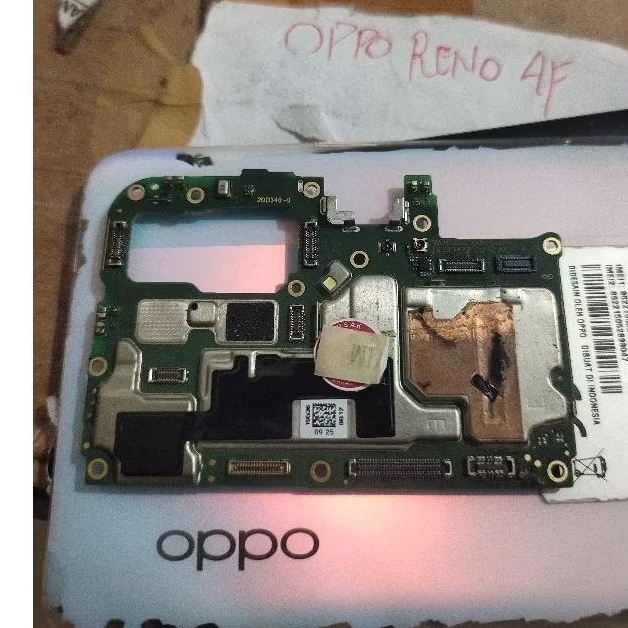 Mesin Oppo Reno 4F ram 8gb internal 128gb Normal Tested
