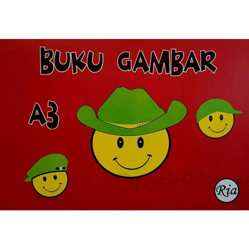 

ART E5B7 Per 1 buku Buku Gambar Drawing Book A3 merk Ria