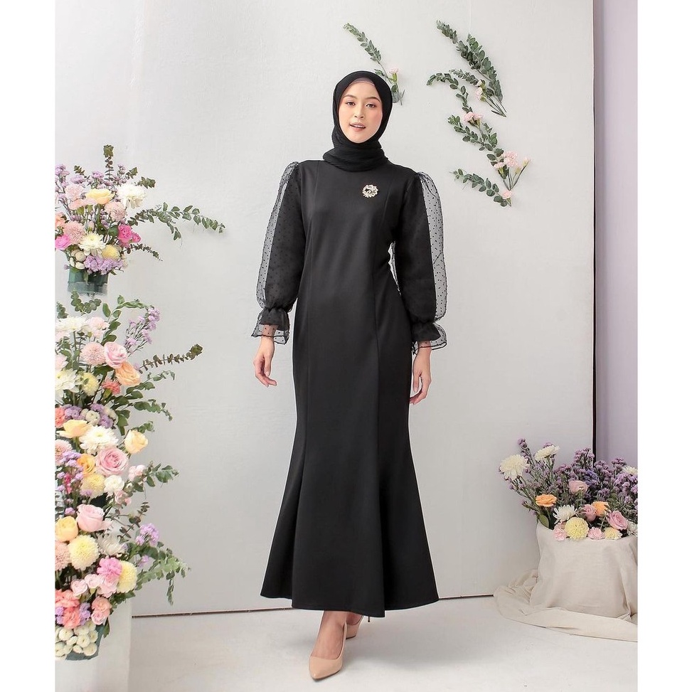 KODE V93L DAVEA DRESS  DRESS KONDANGAN  DRESS BRUKAT  BAJU KONDANGAN