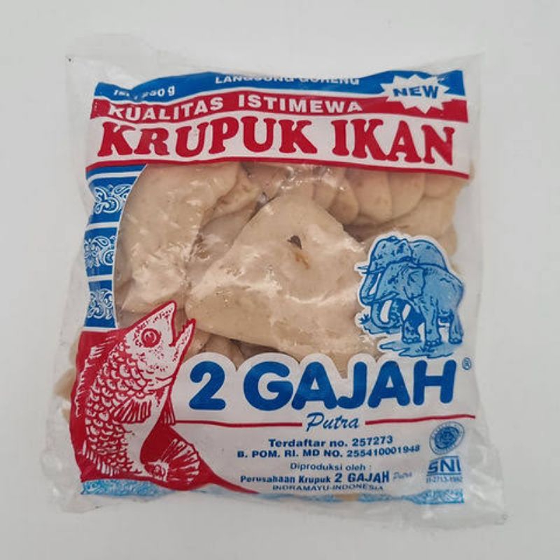 

Krupuk Ikan Cap 2 Gajah
