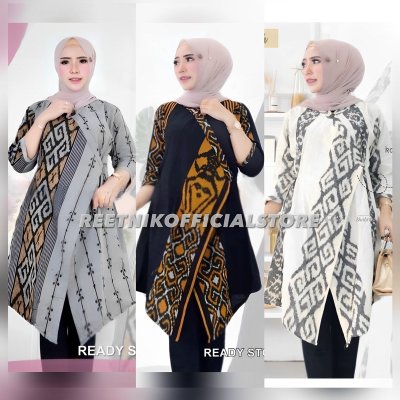 Tunik Tenun Latuku Etnik Tunik Wanita
