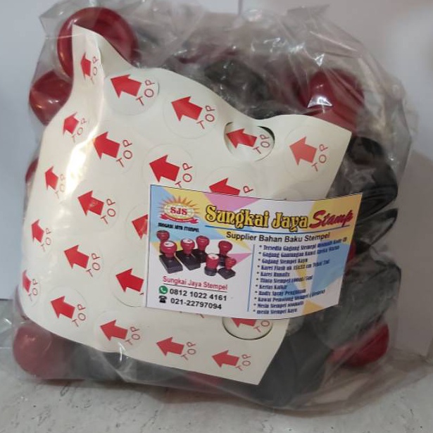 

ART O1E4 Paket gagang stempel d4 isi 25pcs