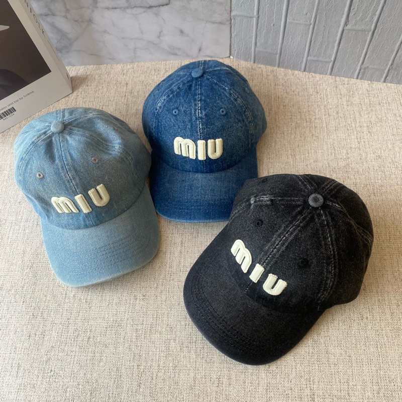 Topi miu miu fashion baseball caps