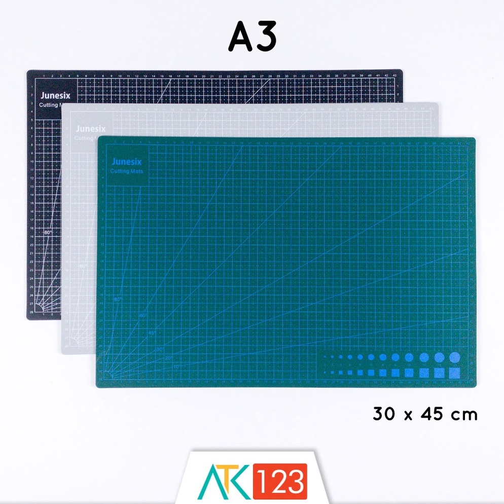 

ART D9N2 Alas Potong Cutting Mat Pad Board A3 Dua 2 Sisi TwoSided DoubleSided Reversible Junesix