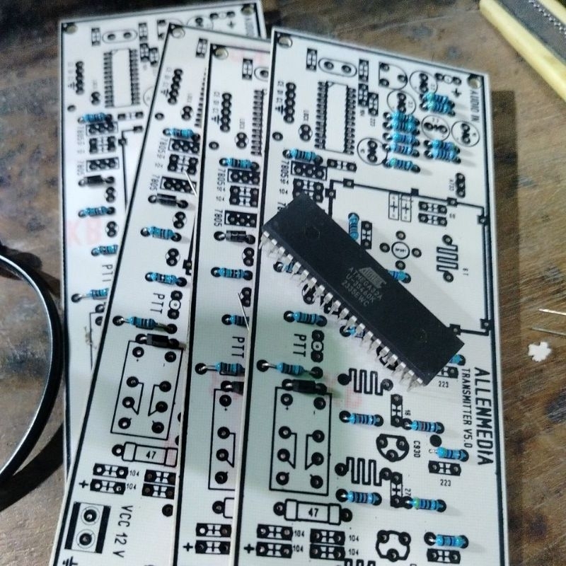 KIT DIY PCB PLL LC72131 DAN PCB KONTROL ATMEGA