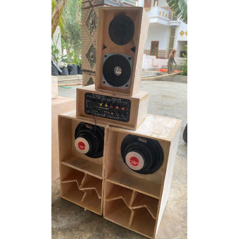 miniatur siap bunyi box cbs nagasari set amplifier Bluetooth