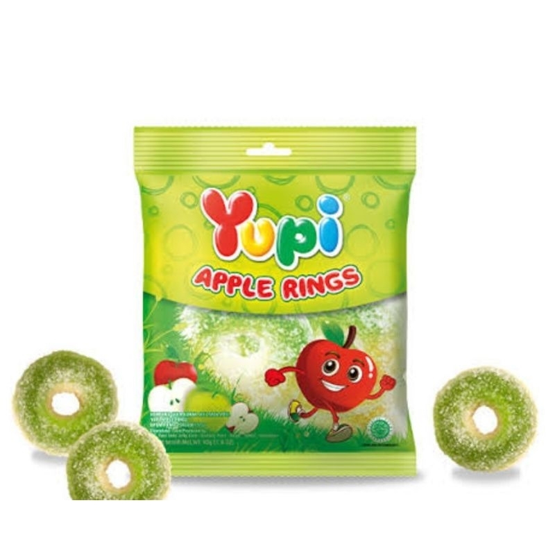 

Yupi Apple Ring 45 gram