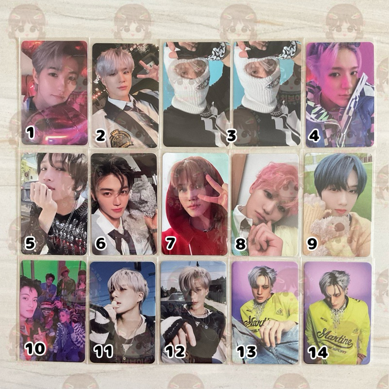 PHOTOCARD MARK RENJUN JENO HAECHAN JAEMIN CHENLE JISUNG INTROVERT EXTROVERT VENDING MACHINE SMINI QR