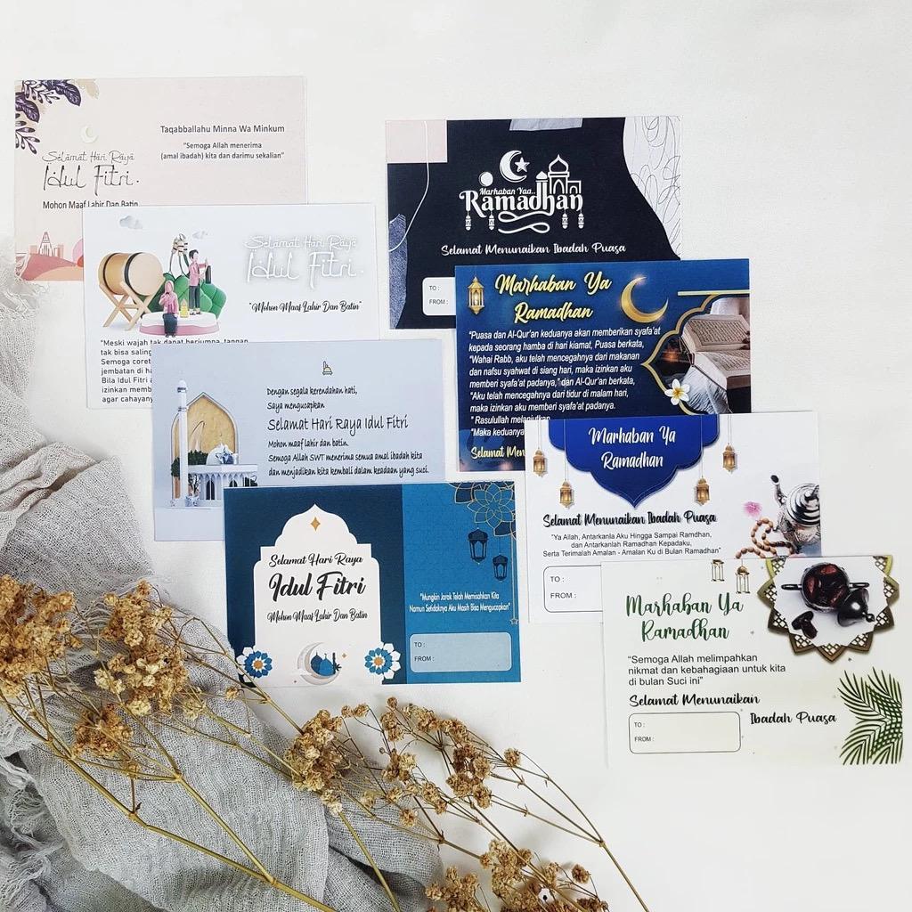 

Greeting Card Idul Fitri / Kartu Ucapan Lebaran / Hampers Lebaran / Gift Card Ramadhan / Kartu Ucapan Idul Fitri