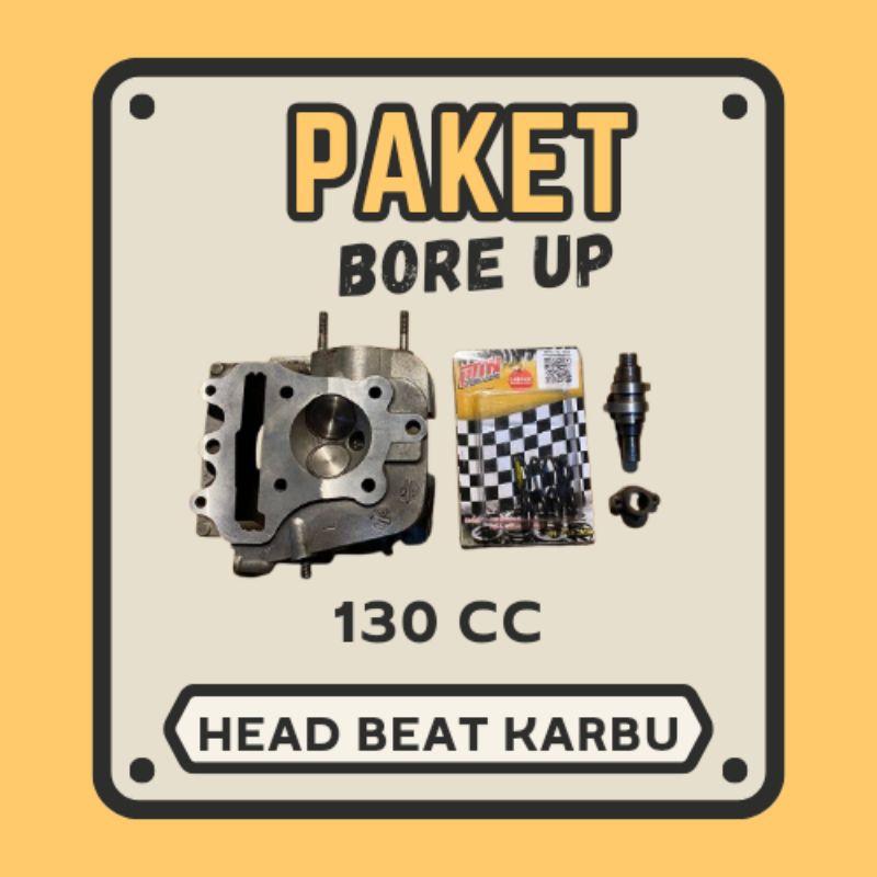 PAKET BORE UP HEAD BEAT KARBU