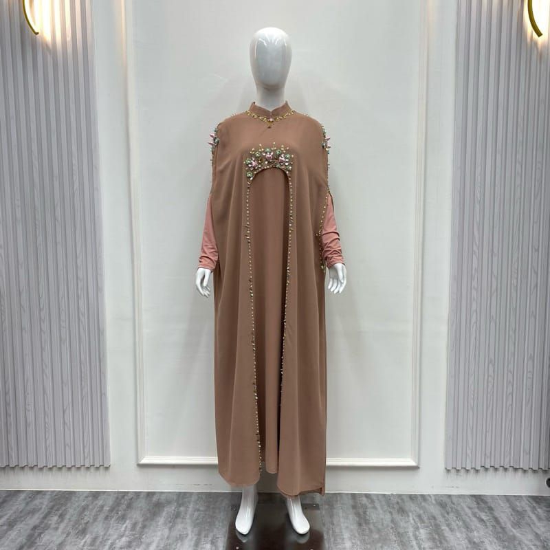 Kaftan Fashion Muslimah High Quality Mewah Elegan Kaftan dan Inner