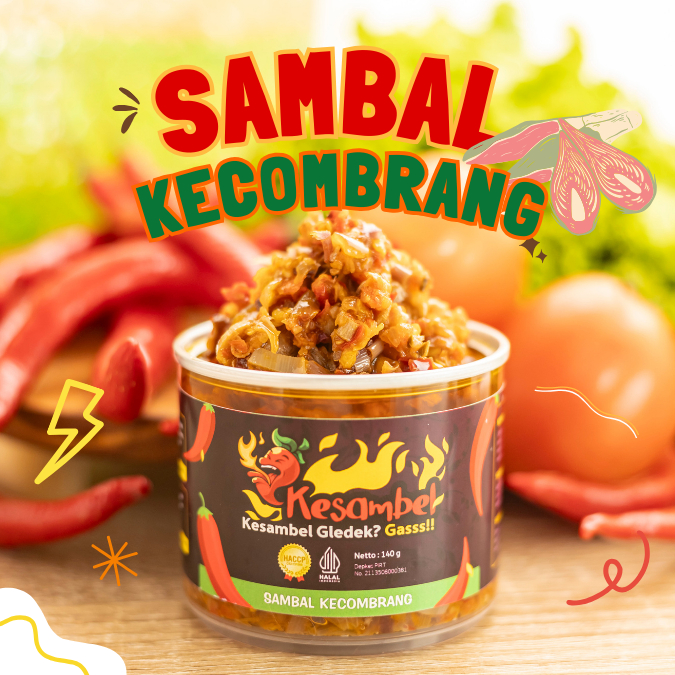 

Sambal Kecombrang Kesambel Pedas 140gr