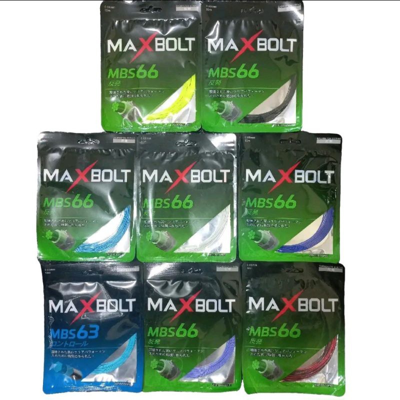 SENAR RAKET BADMINTON MAXBOLT MBS 66 MBS66 ORIGINAL | SENAR 0.66 MM