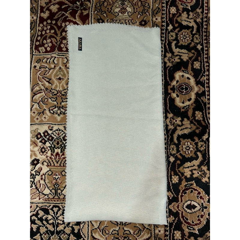 [Preloved] Kerudung/Hijab/Jilbab Segiempat Sage Green/Hijau Sage Bordir Pinggir