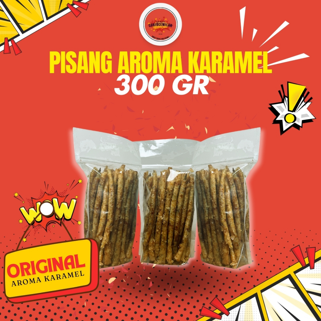 

Pisang Aroma Karamel 300gr