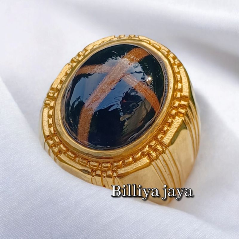 CINCIN BATU AKIK TAPAK JALAK KUALITAS SUPER