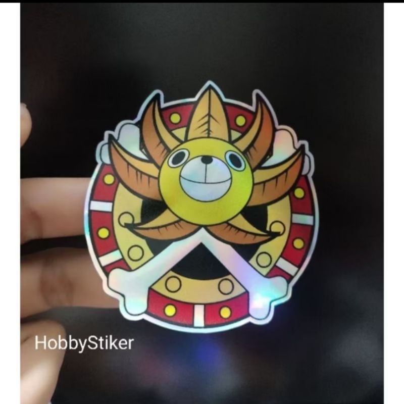

Stiker one piece sunny go premium chrome
