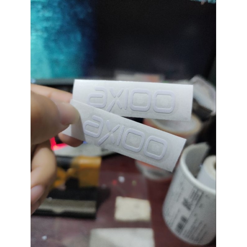 Stiker logo axioo untuk pc laptop