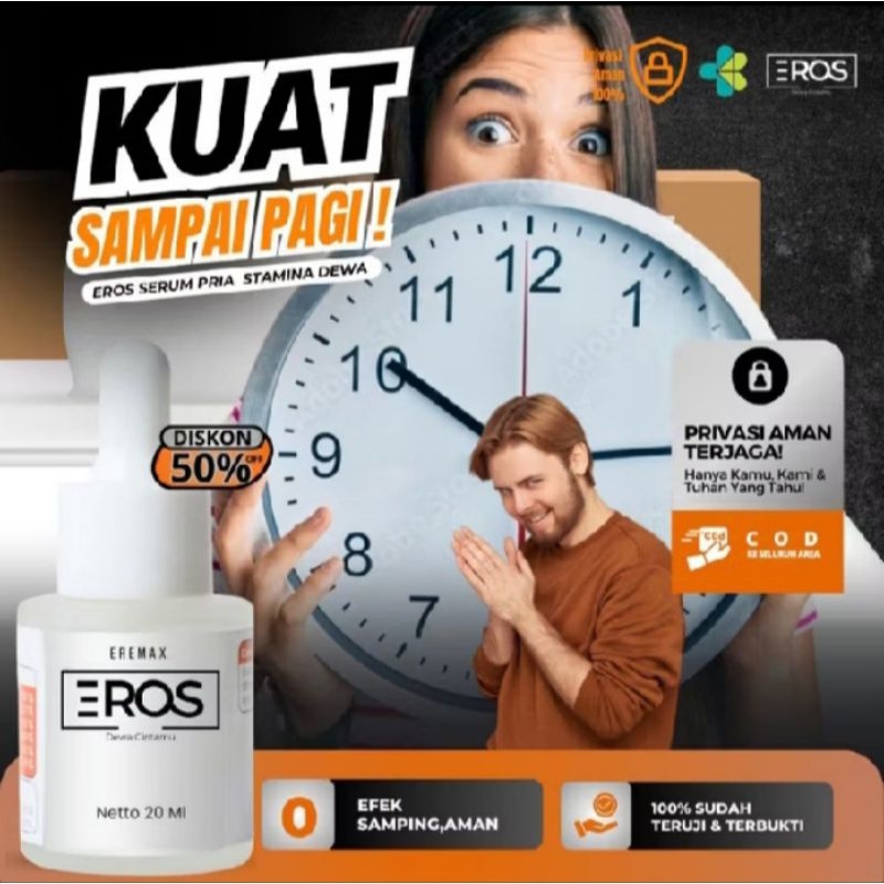 EROS Tetes Pria Perkasa Original Eros Dewa Cintamu Eremax 100% Aman