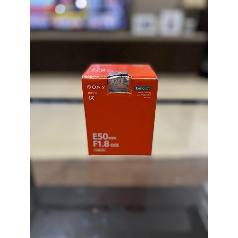 LENSA SONY E 50mm f1.8 OSS HITAM / LENSA KAMERA SONY / LENSA SECOND