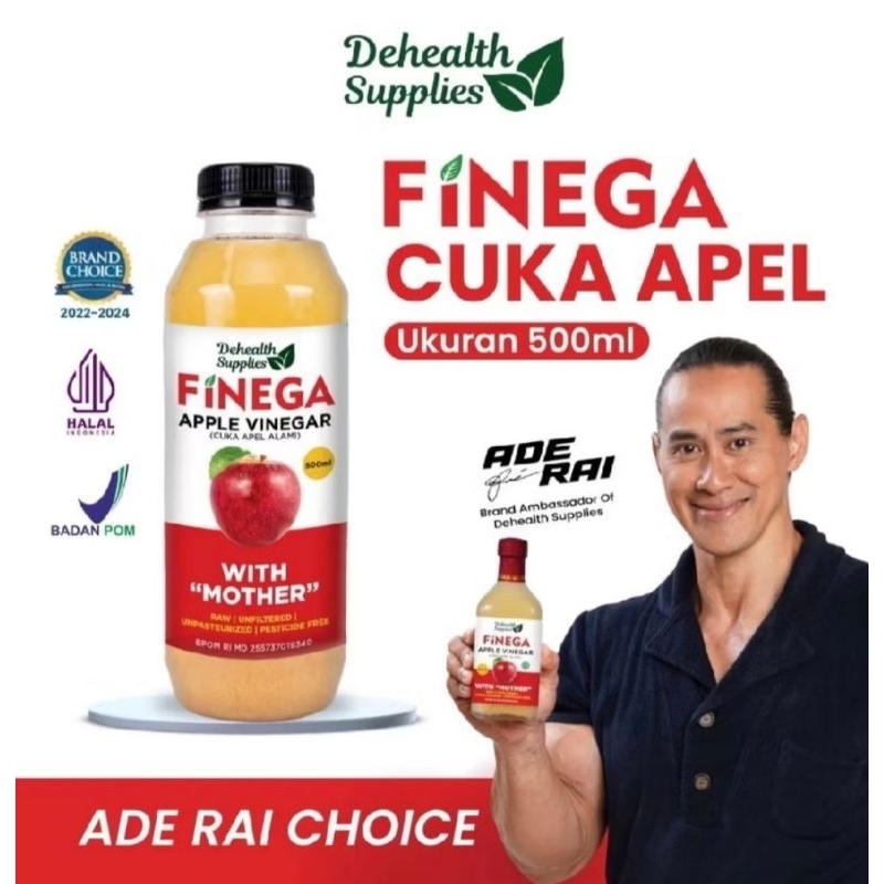 

Dehealth Supplies FINEGA CUKA APEL 500 ML (BOTOL PLASTIK)