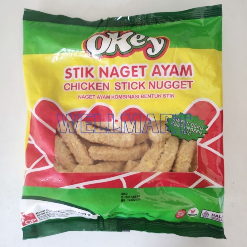 

Okey Naget Ayam Stik 500gr Chicken Stick Nugget