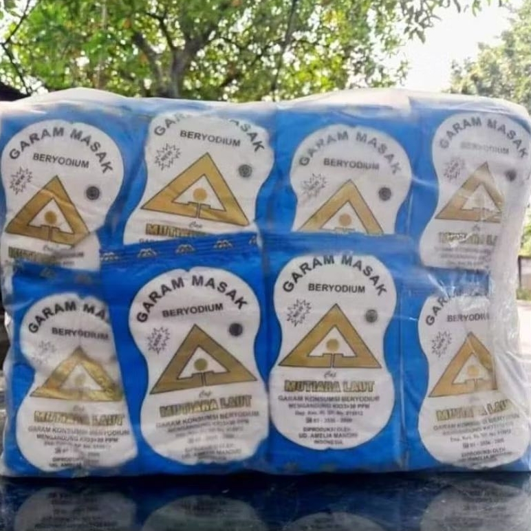 

garam dapur/garam masak halus beryodium 100gr paket isi 10 bungkus