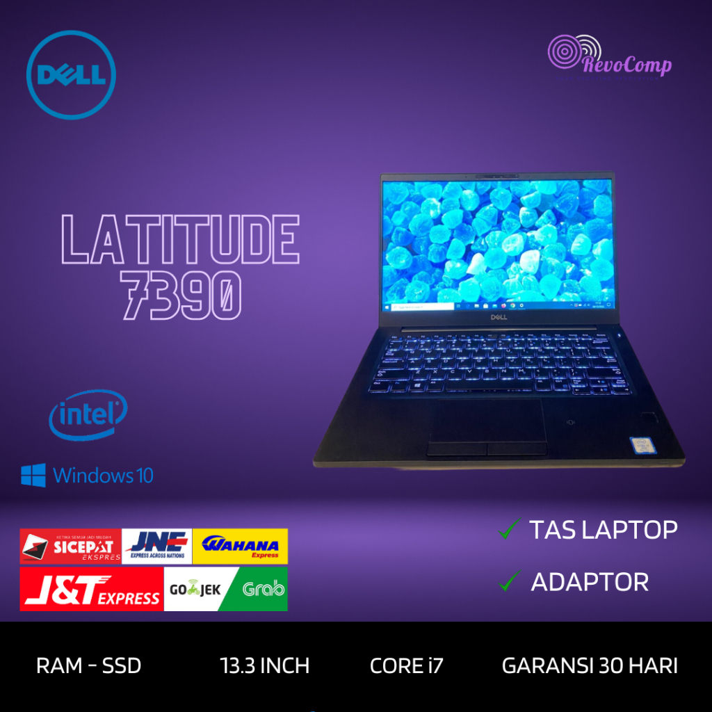 Laptop Dell Latitude 7390 Core i7 8650u Ram Ssd FHD IPS