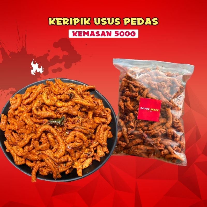 

Usus Krispi Pedas Manis Daun Jeruk