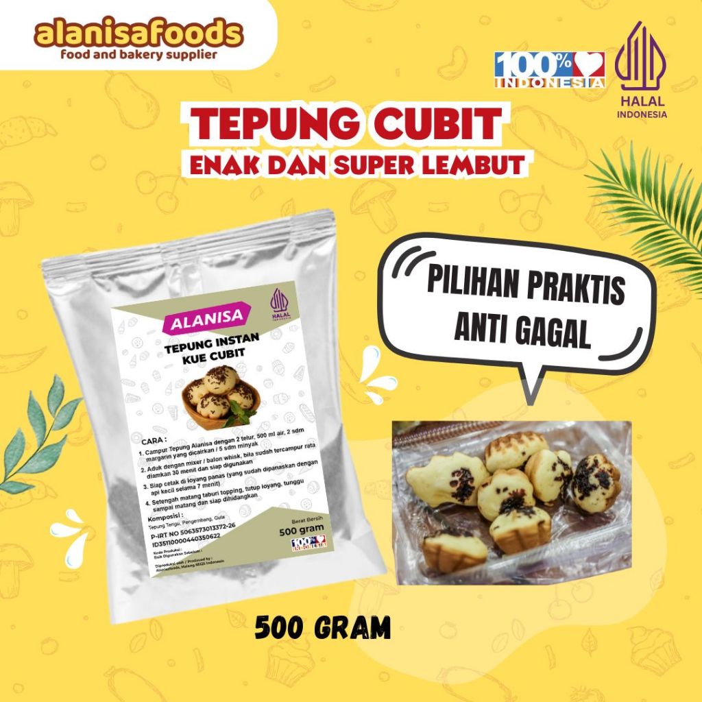 

TERMURAH!! TEPUNG PREMIX KUE CUBIT